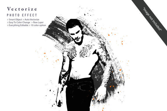Vectorize Photo Effect