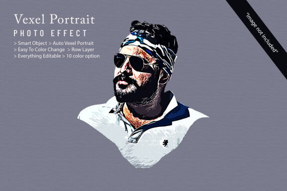 Vexel Portrait Photo Effect