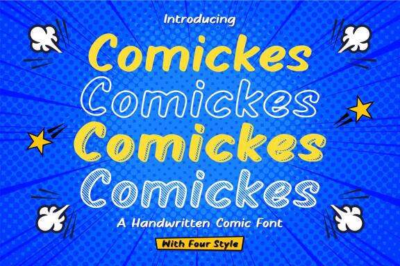 Comickes Font Set
