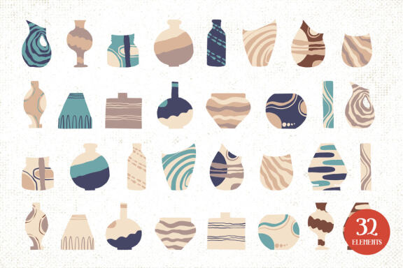 Hand Drawn Flowers Vector Illustrations Vol. 2