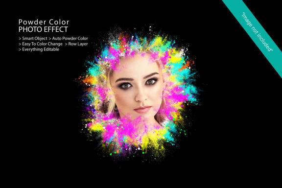 Powder Color Photo Effect