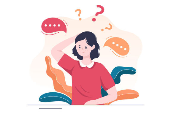 15 People Thinking Problem Solving Illustration