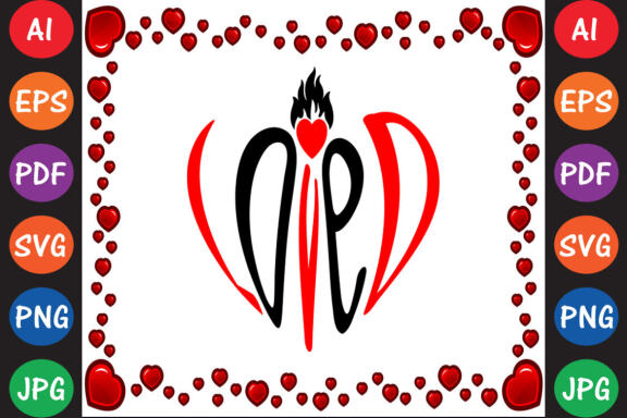Loved Valentine's Day T-shirt Design