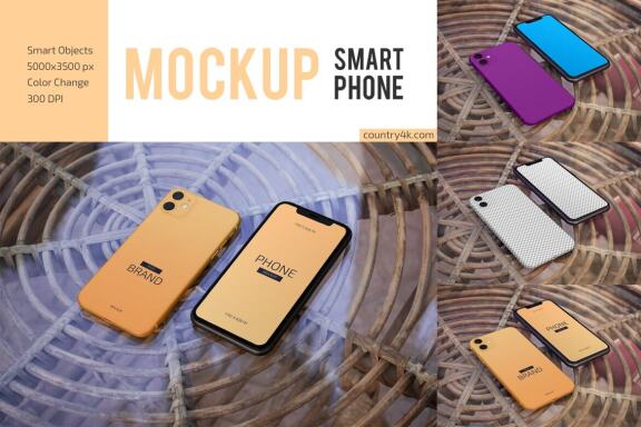 iPhone Mockup Set