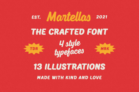 Martellas - Display Font