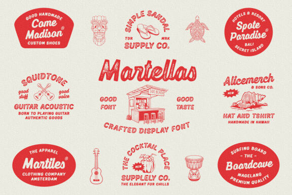 Martellas - Display Font