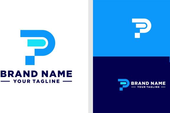 Dribbble - Logo Design Modern P Letter Logo Branding.jpg by Ashraful