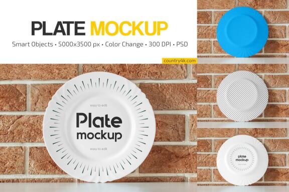 Plate Mockup Set