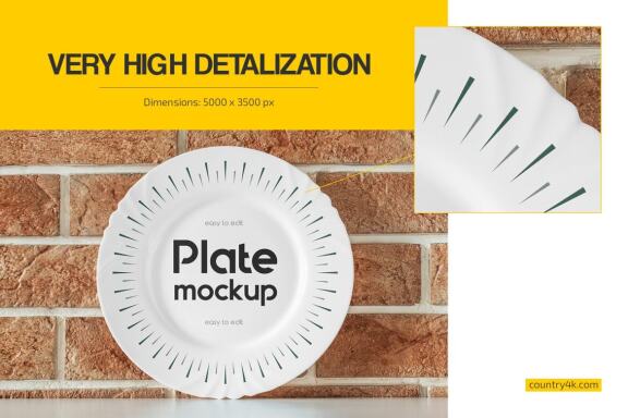 Plate Mockup Set