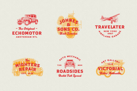 Oldmotor - Vintage Illustrations