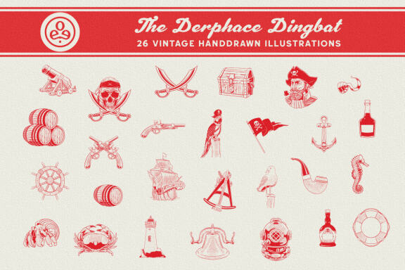 Derphace - Retro Display Font