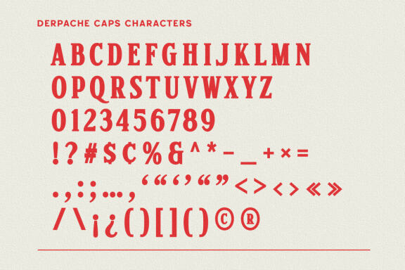 Derphace - Retro Display Font