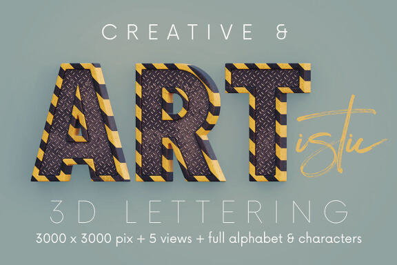 Construction Progress - 3D Lettering