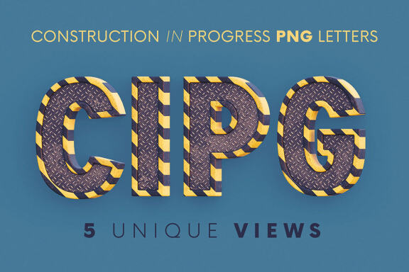 Construction Progress - 3D Lettering