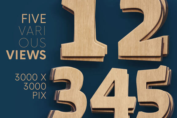 Plywood - 3D Lettering
