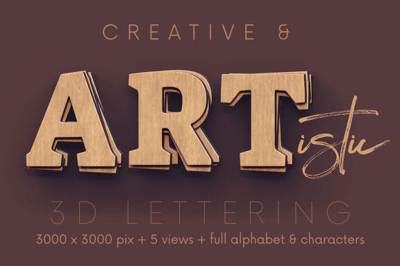 Plywood - 3D Lettering