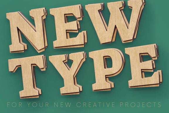 Plywood - 3D Lettering