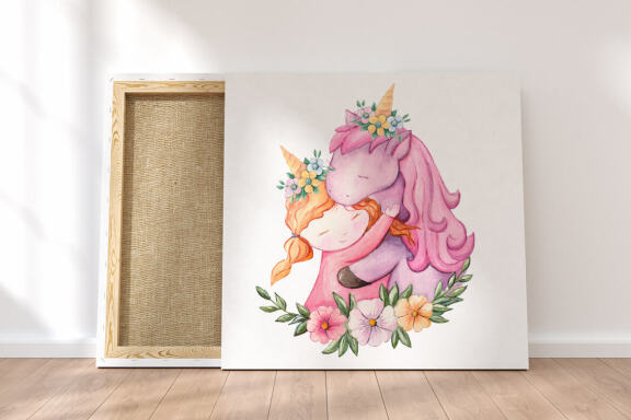 Unicorn Watercolor Clipart