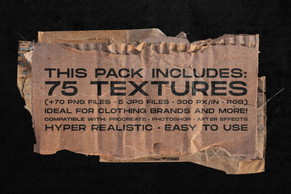Torn Cardboard textures