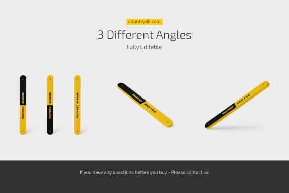 Nail File Mockup Set