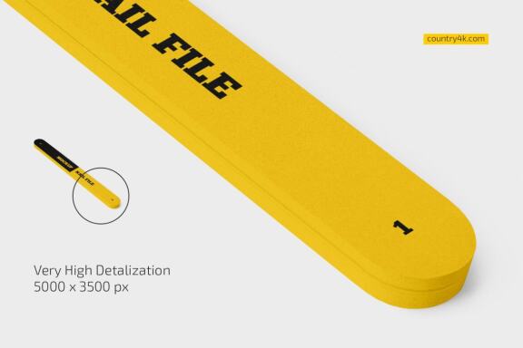 Nail File Mockup Set