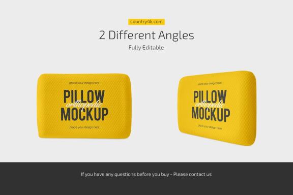 Orthopedic Pillow Mockup Set