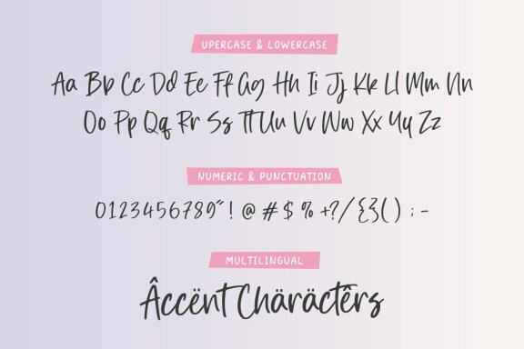 Dimelike Modern Handwritten Font