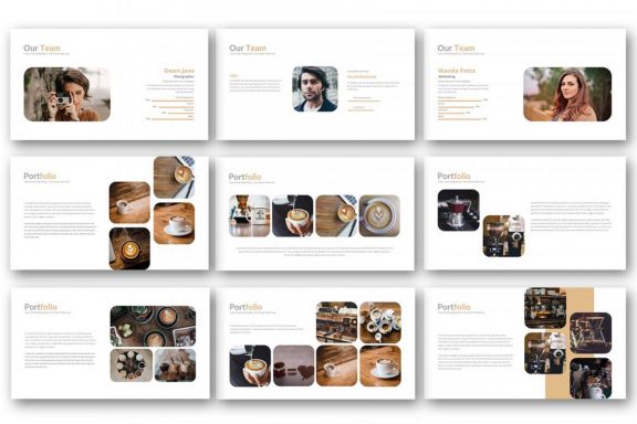 Cafeela Google Slide Template