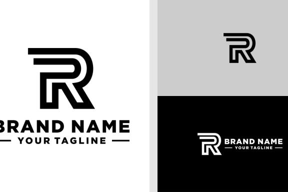 Pr Logo Design. Pr Vector & Photo (Free Trial) | Bigstock