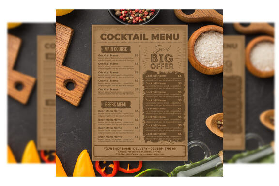 Cocktails Menu