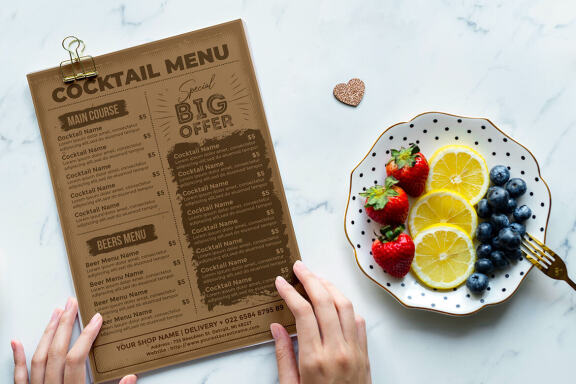 Cocktails Menu