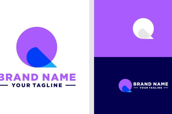 LETTER Q LOGO MONOGRAM MODERN EDITABLE