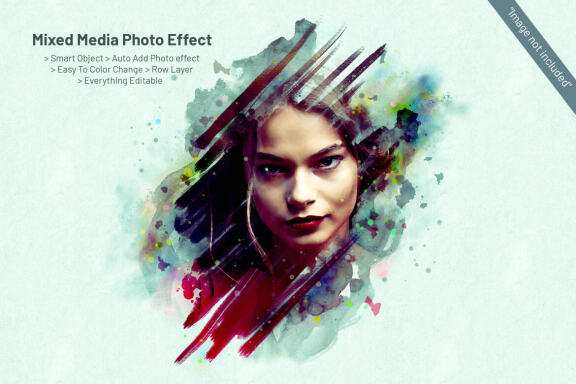 Mix Media Photoshop Effect
