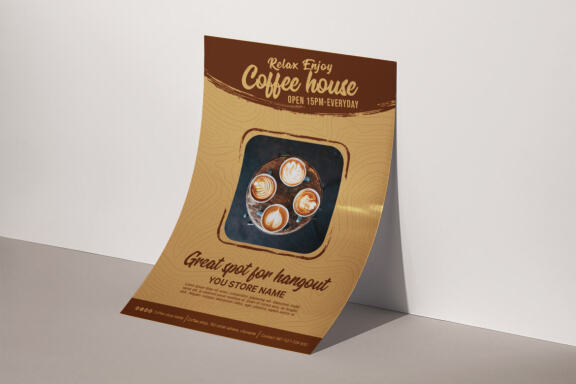 Coffee shop flyer vol.1