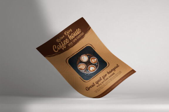 Coffee shop flyer vol.1