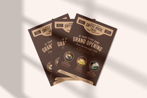 Coffee shop flyer vol.5