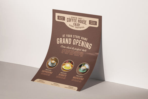 Coffee shop flyer vol.5