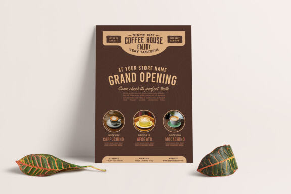 Coffee shop flyer vol.5
