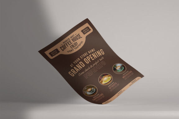 Coffee shop flyer vol.5