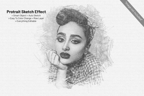 Sketch  Engraving actions for Adobe Photoshop