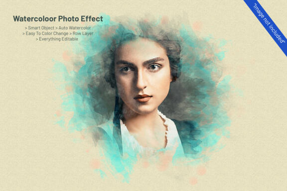 Watercolor FREE Photoshop Effect