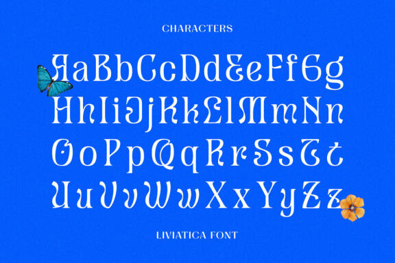 LIVIATICA - Display Font