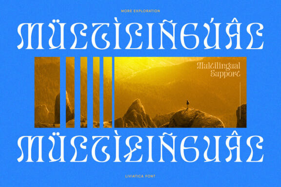 LIVIATICA - Display Font