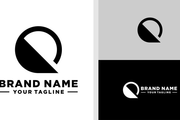 LETTER Q LOGO MONOGRAM MODERN EDITABLE