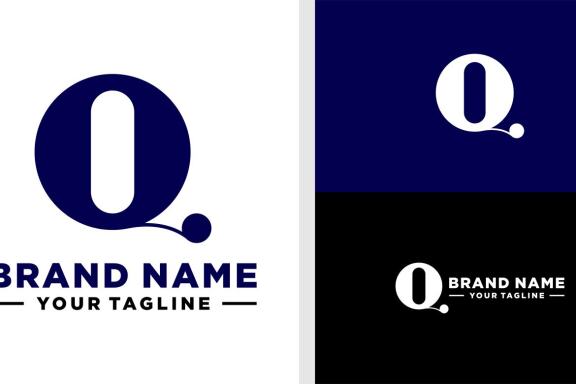 LETTER Q LOGO MONOGRAM CLASSIC EDITABLE