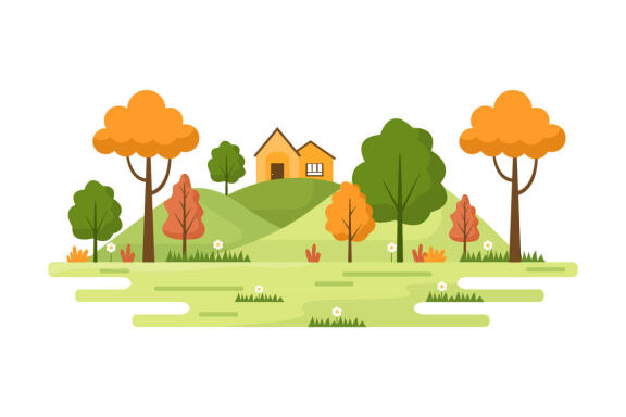 13 Nature and Landscape Unique Illustration