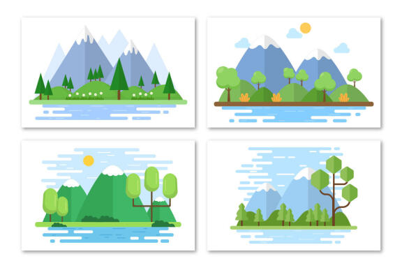 13 Nature and Landscape Unique Illustration