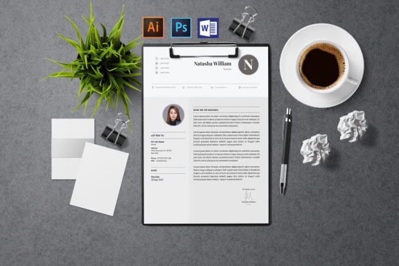 Minimalist CV Resume Template Teacher