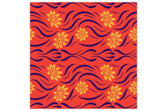 Folk Flowers Pattern Floral Print Ethnic Art