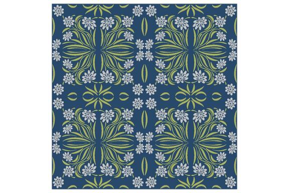 Folk Flowers Pattern Floral Print Ethnic Art